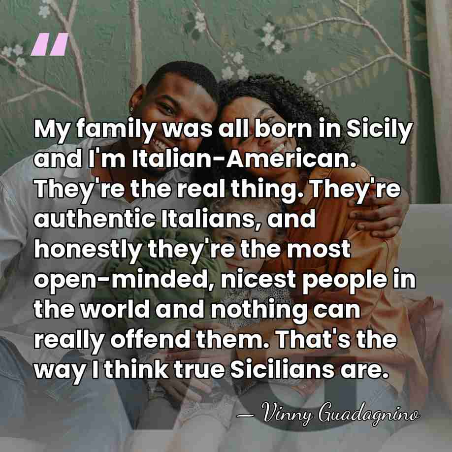 My family was all born in Sicily and I'm Italian-American. They're the&hellip; - Vinny Guadagnino