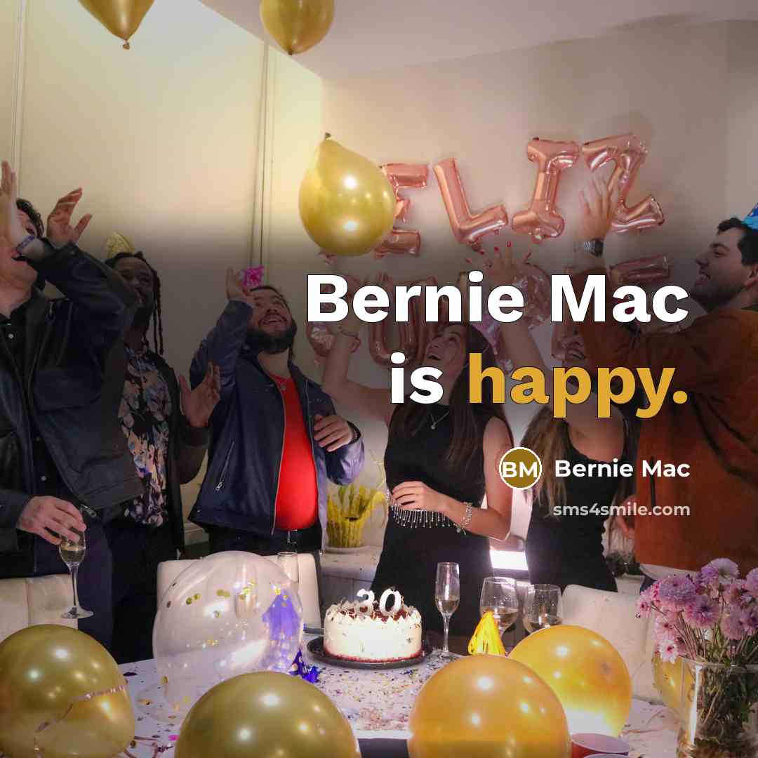 “Bernie Mac is happy.…” quote by Bernie Mac