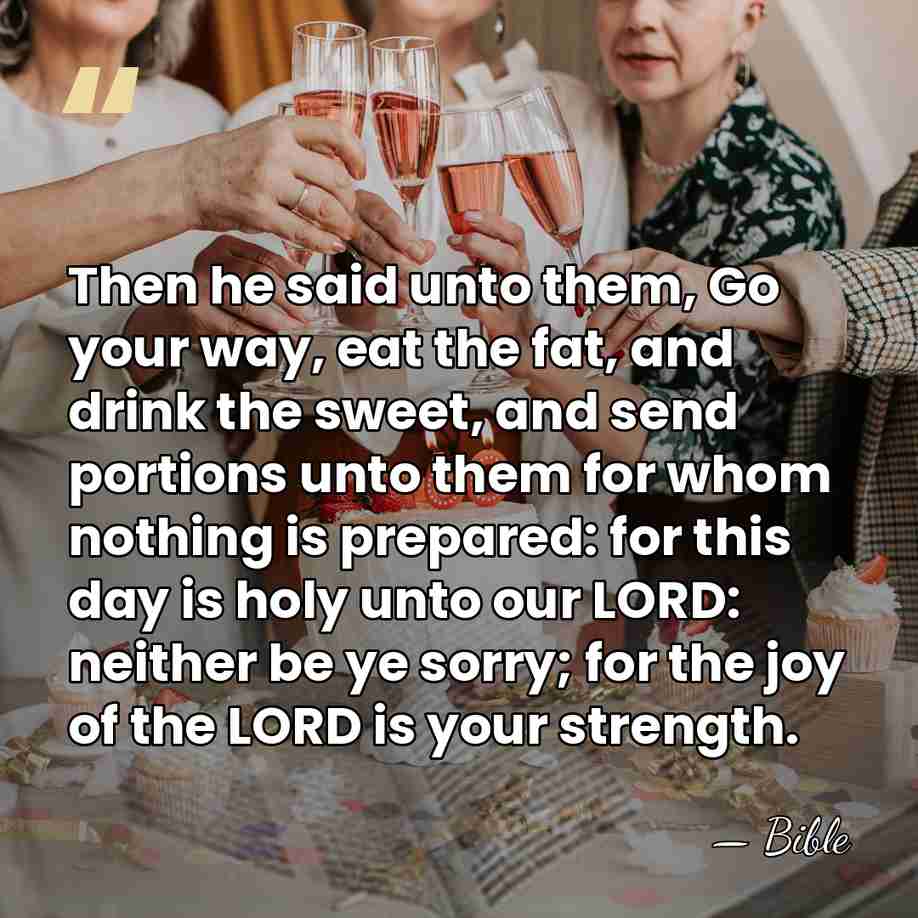 Then he said unto them, Go your way, eat the fat, and&hellip; - Bible