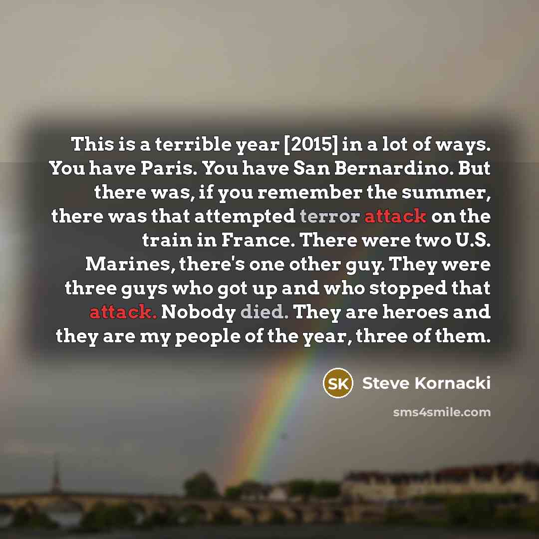 “This is a terrible year [2015] in a lot of…” quote by Steve Kornacki