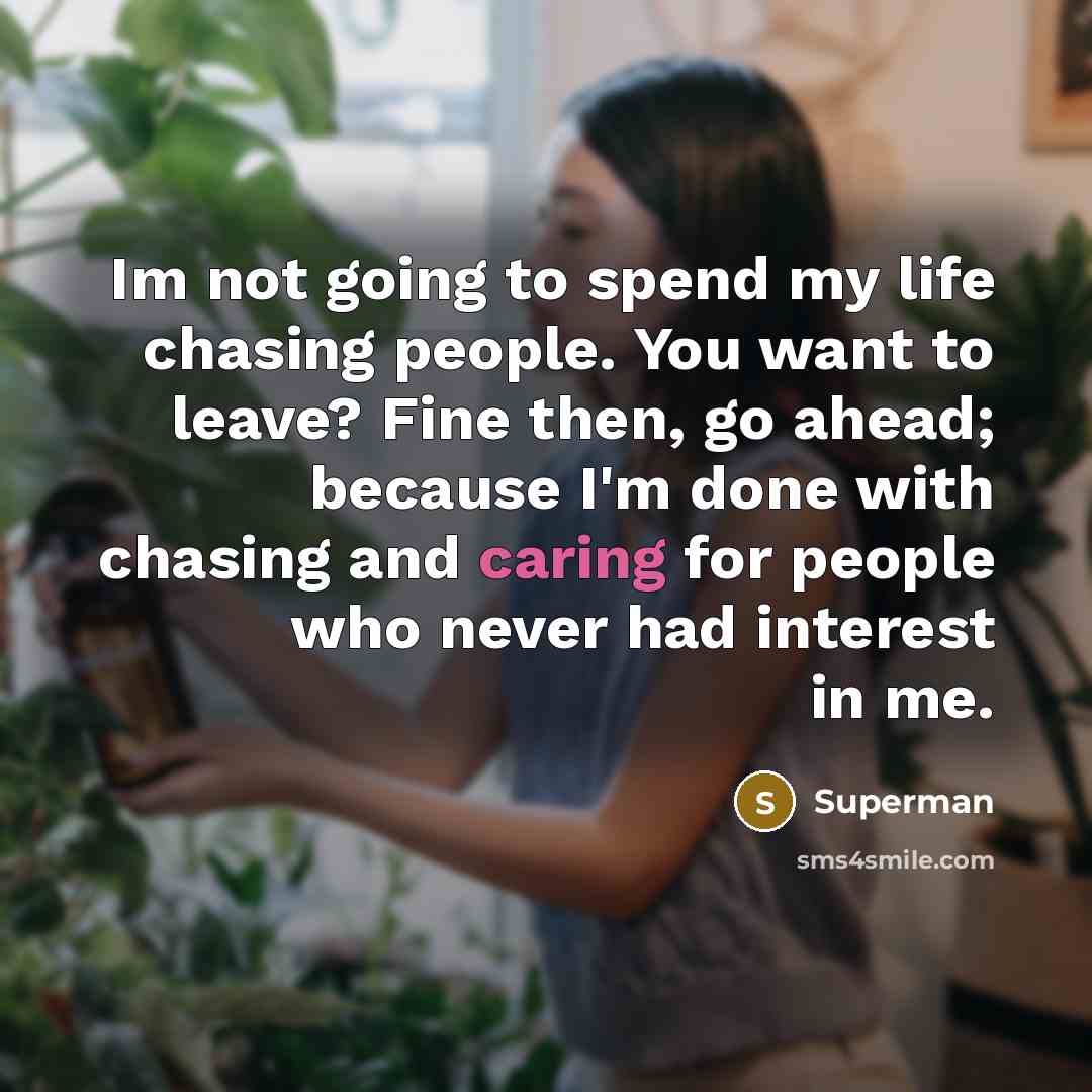 “Im not going to spend my life chasing people. You…” quote by Superman