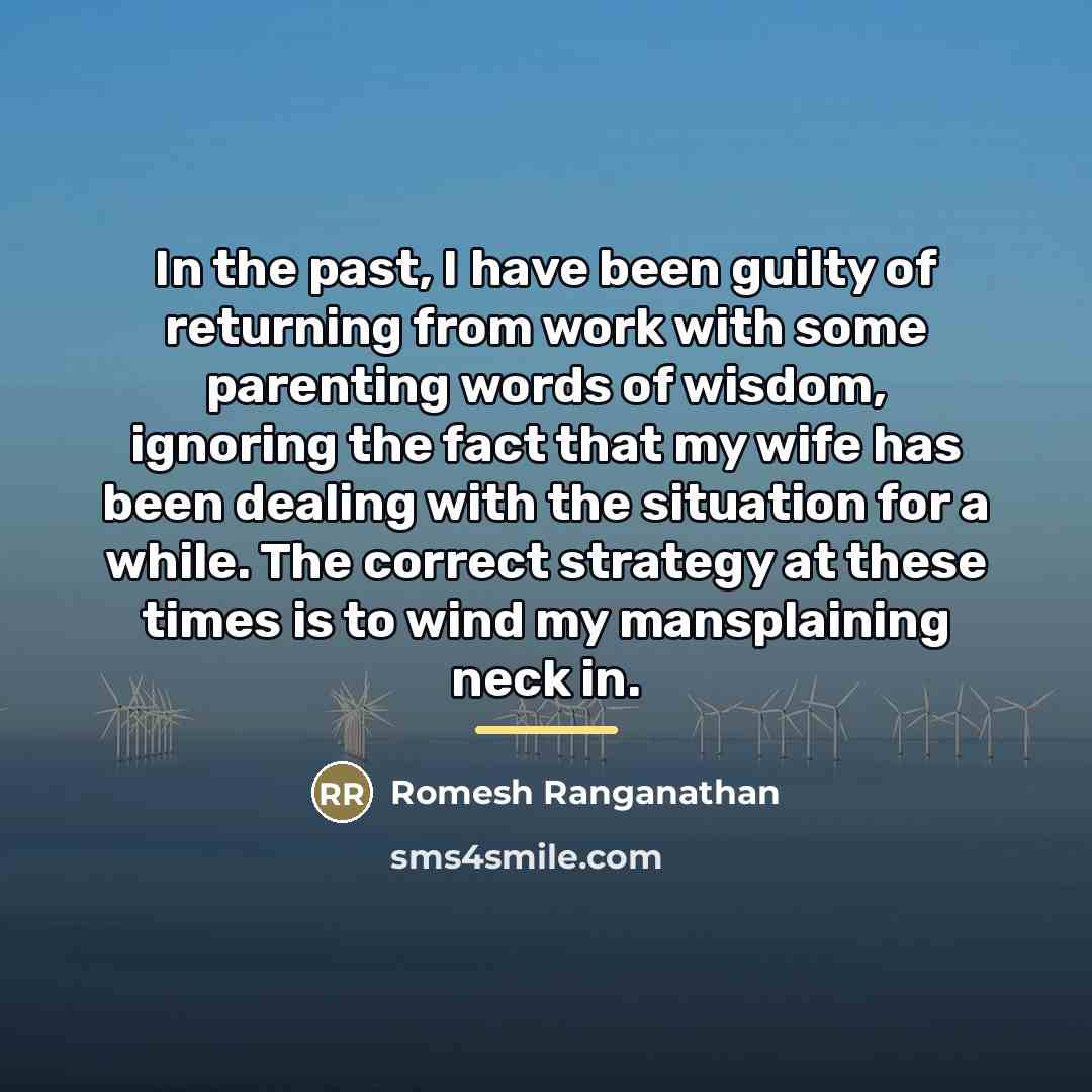 “In the past, I have been guilty of returning from…” quote by Romesh Ranganathan