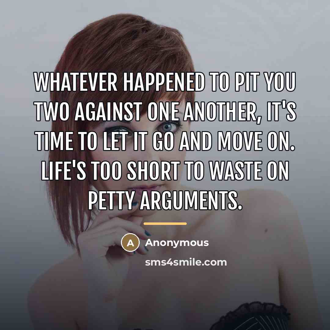 “Whatever happened to pit you two against one another, it's…” quote by Anonymous