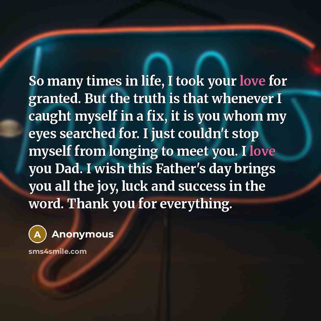 “So many times in life, I took your love for…” quote by Anonymous