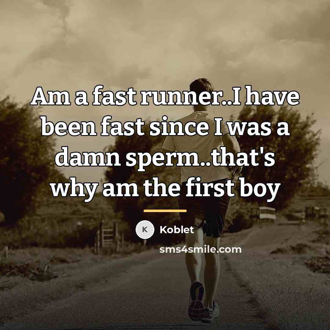 “Am a fast runner..I have been fast since I was…” quote by Koblet