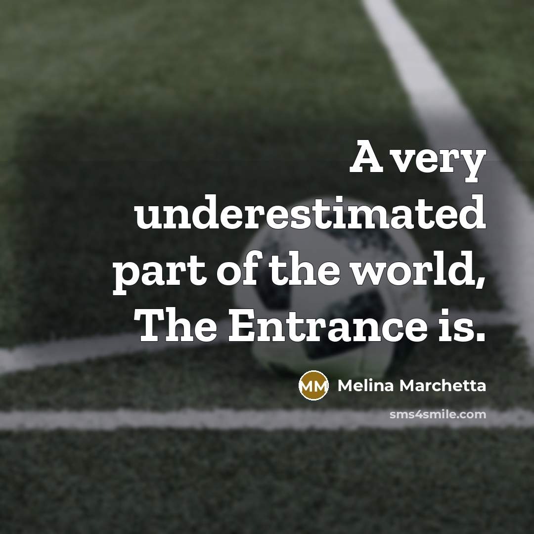 “A very underestimated part of the world, The Entrance is.” quote by Melina Marchetta