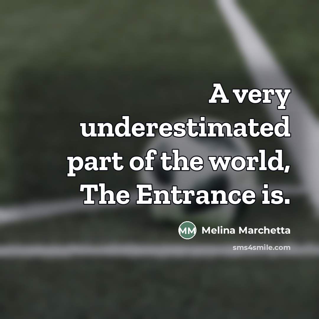 “A very underestimated part of the world, The Entrance is.…” quote by Melina Marchetta