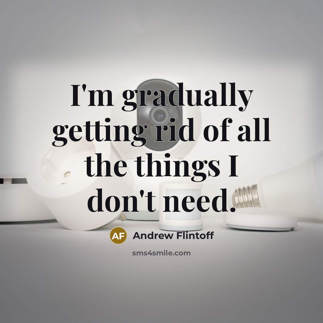 “I'm gradually getting rid of all the things I don't…” quote by Andrew Flintoff