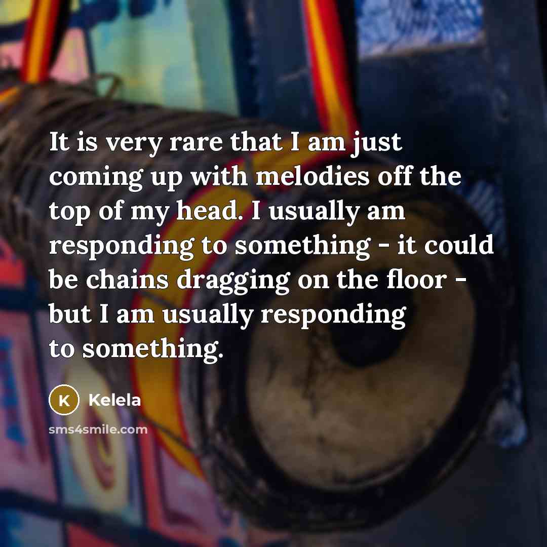 “It is very rare that I am just coming up…” quote by Kelela