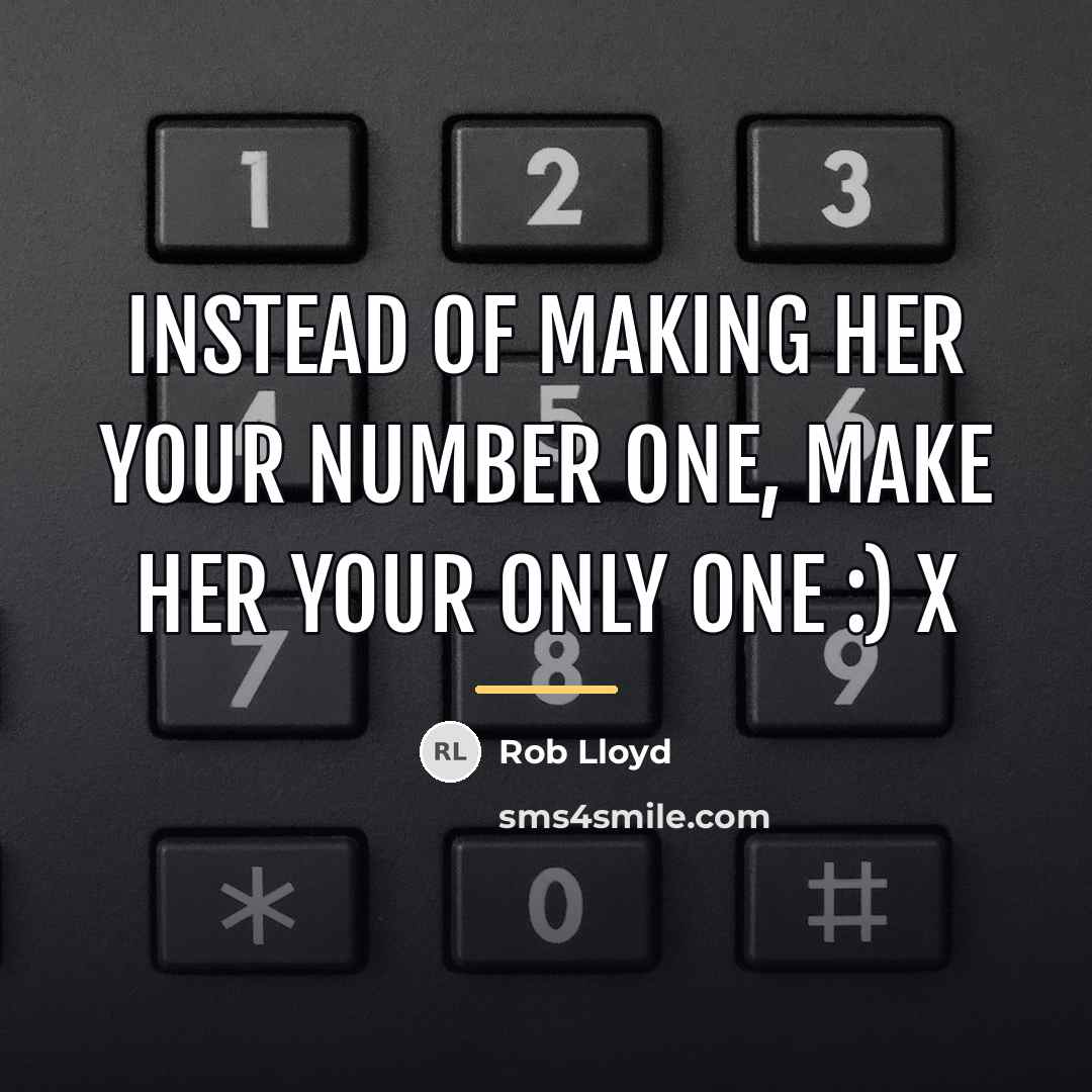 “Instead of making her your number one, make her your…” quote by Rob Lloyd