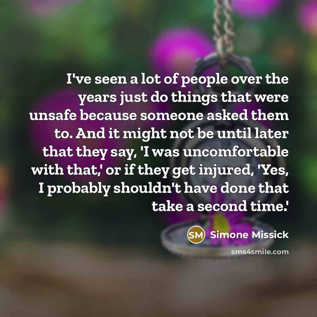 “I've seen a lot of people over the years just…” quote by Simone Missick