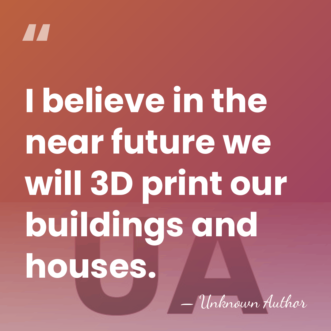 I believe in the near future we will 3D print our buildings&hellip; - Neri Oxman