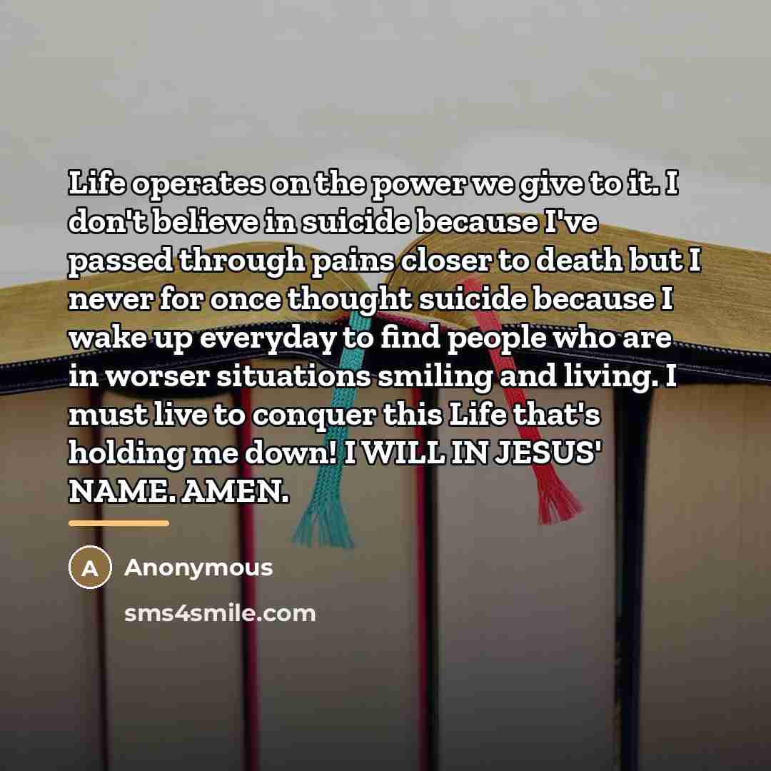 “Life operates on the power we give to it. I…” quote by Anonymous