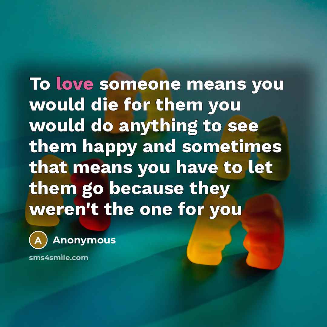“To love someone means you would die for them you…” quote by Anonymous