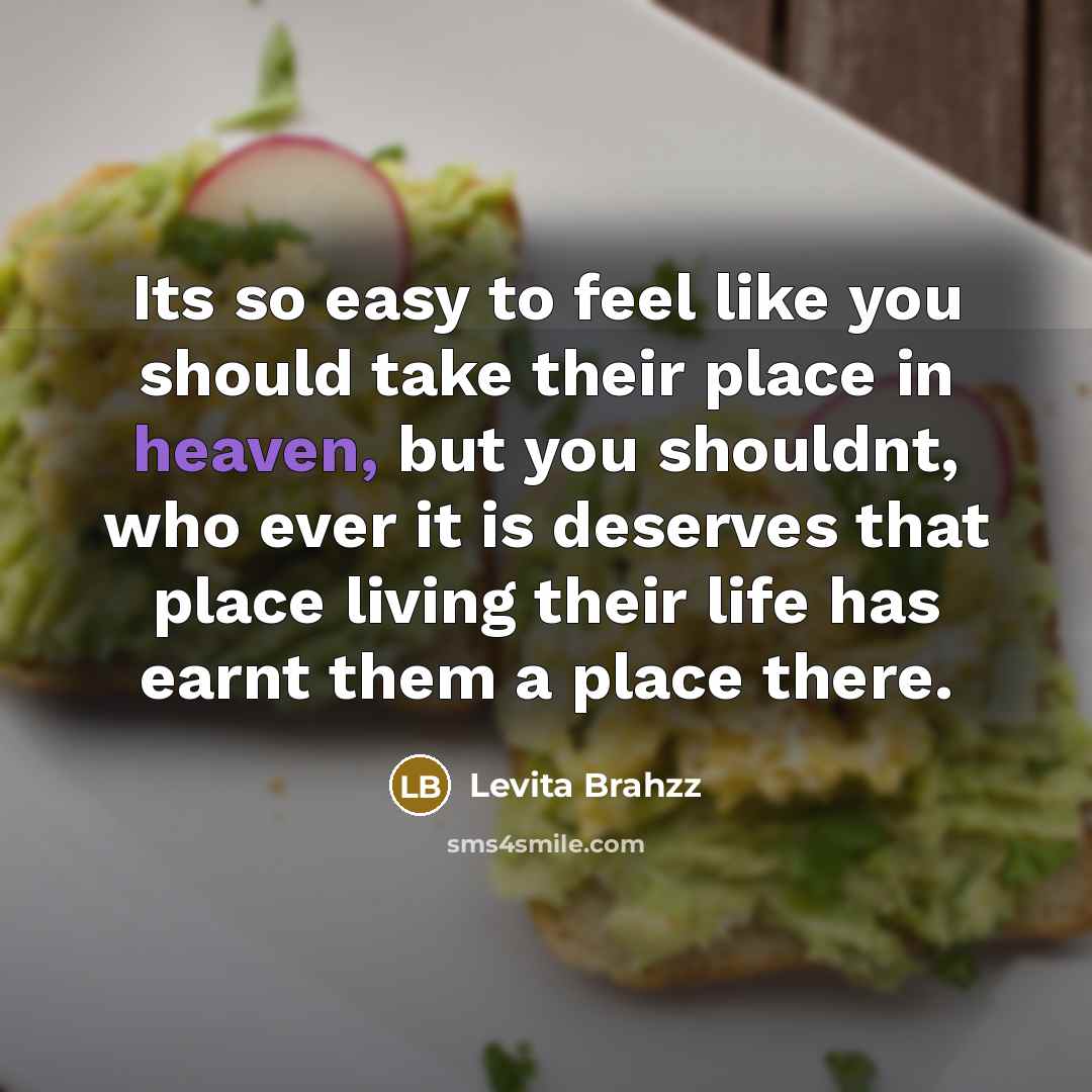 “Its so easy to feel like you should take their…” quote by Levita BRAHZZ