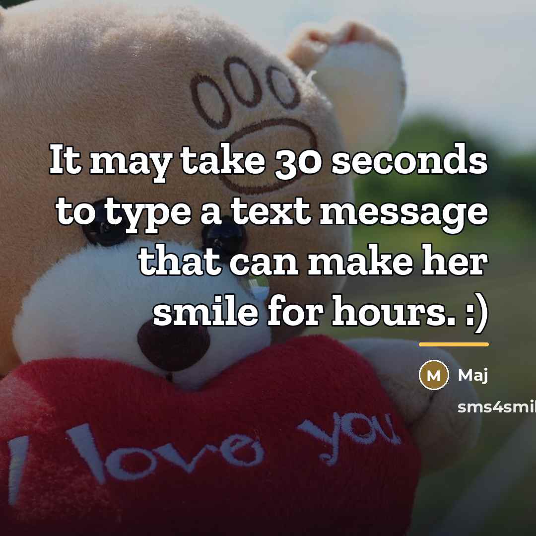 “It may take 30 seconds to type a text message…” quote by Maj
