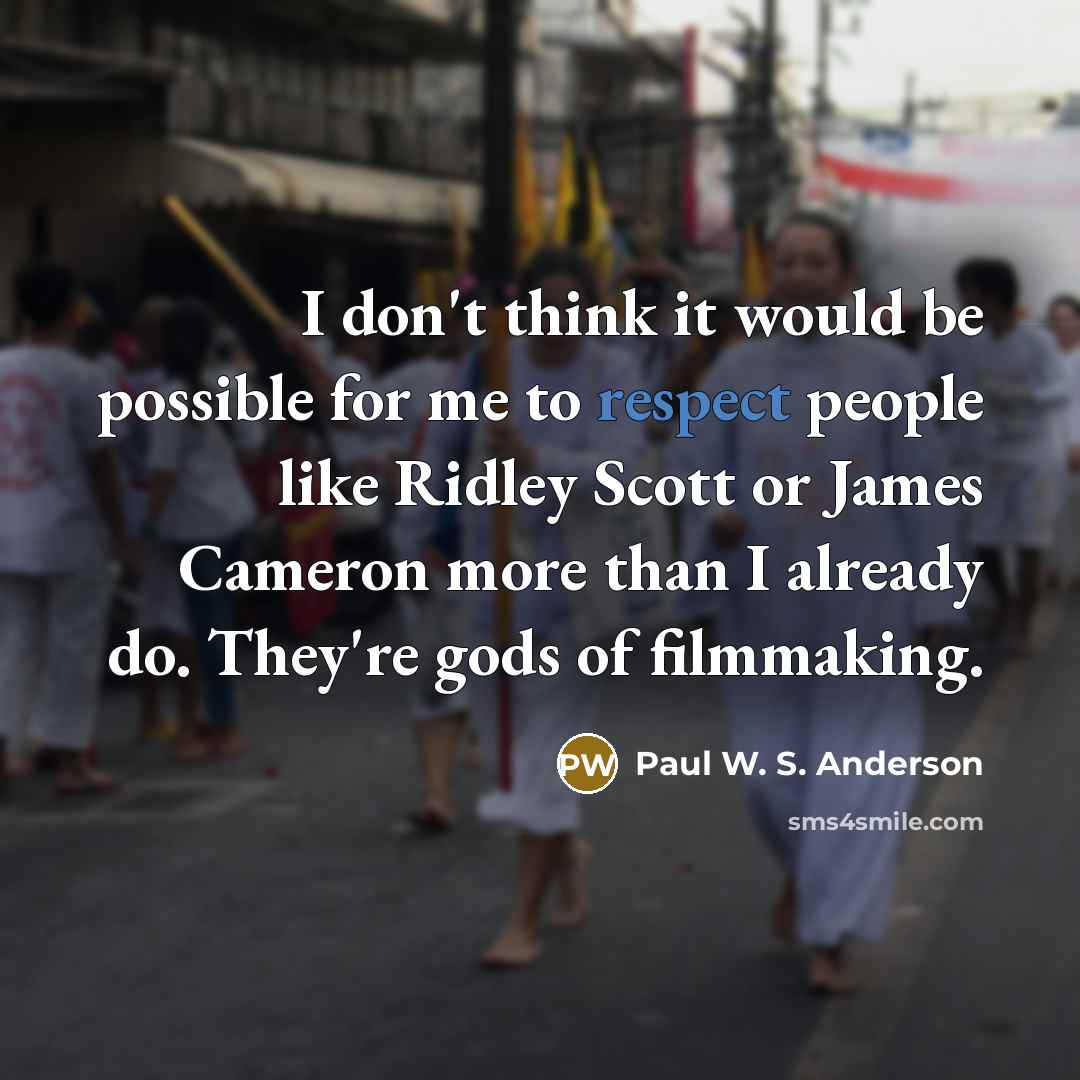“I don't think it would be possible for me to…” quote by Paul W. S. Anderson