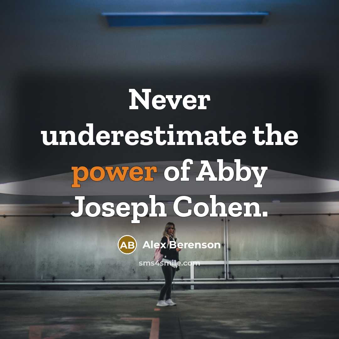 “Never underestimate the power of Abby Joseph Cohen.…” quote by Alex Berenson