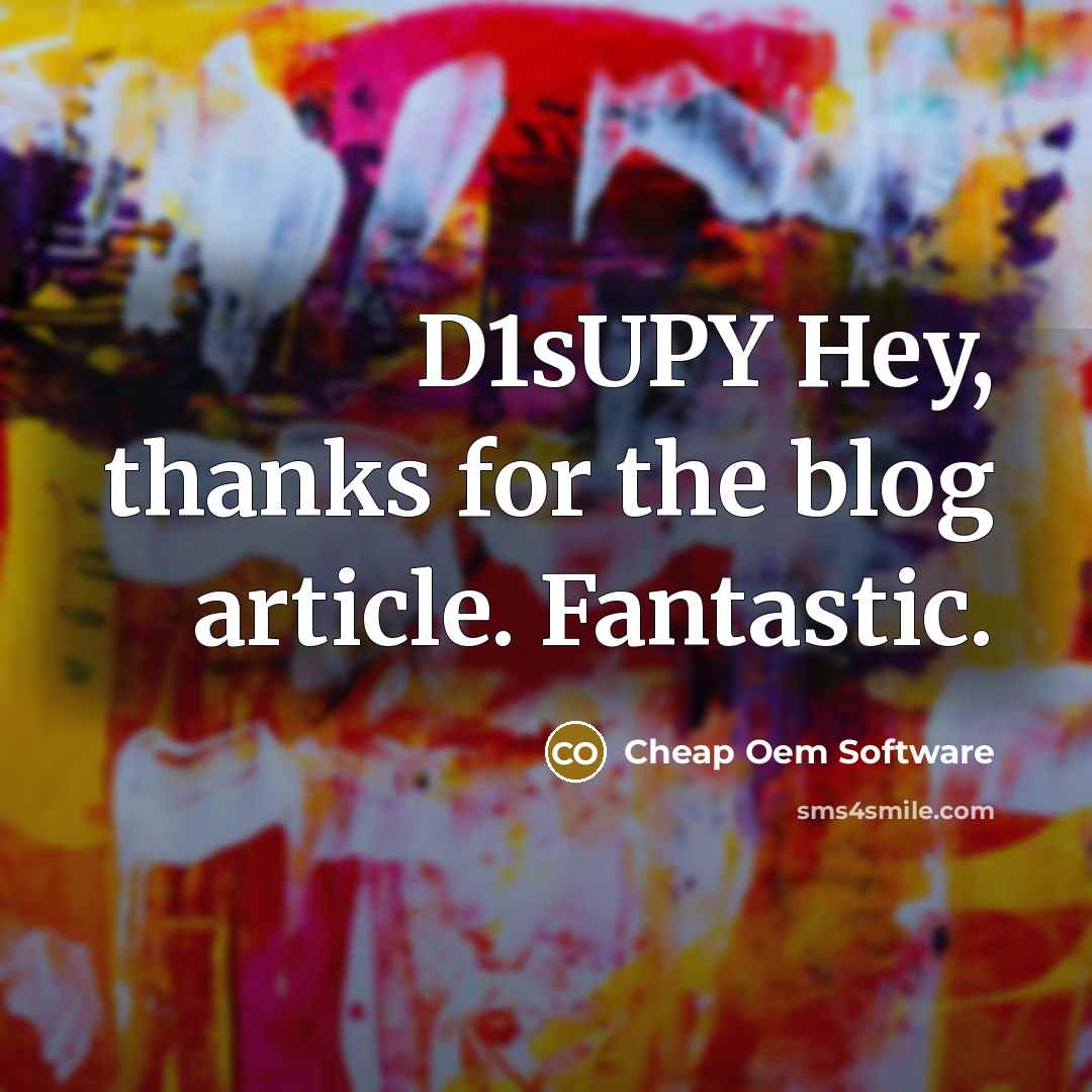 “D1sUPY Hey, thanks for the blog article. Fantastic.…” quote by Cheap Oem Software