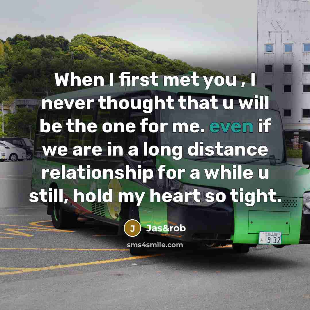 “When I first met you , I never thought that…” quote by Jas&rob