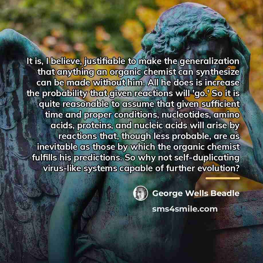 “It is, I believe, justifiable to make the generalization that…” quote by Anonymous