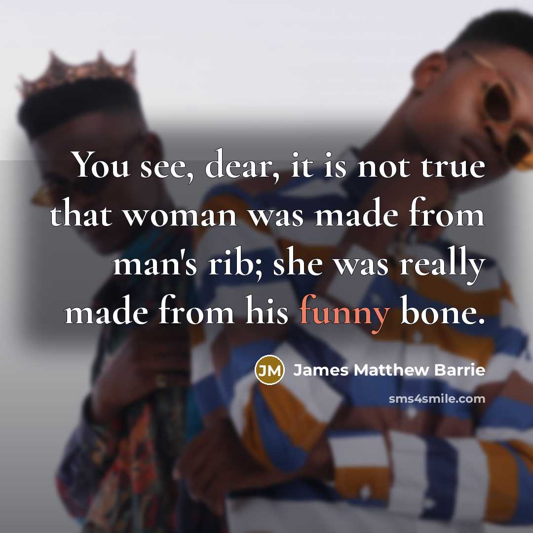 “You see, dear, it is not true that woman was…” quote by James Matthew Barrie