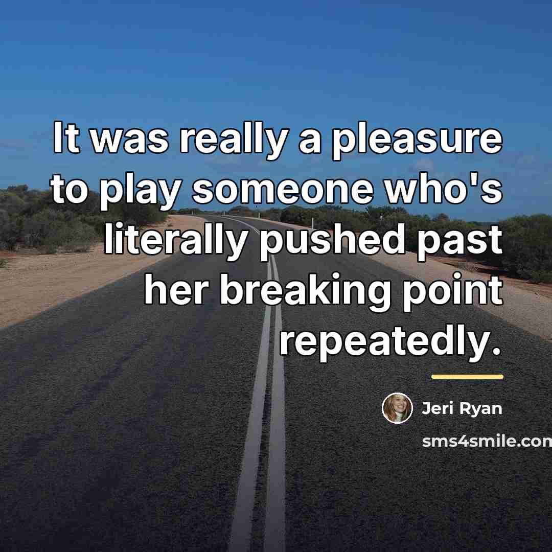 “It was really a pleasure to play someone who's literally…” quote by Jeri Ryan