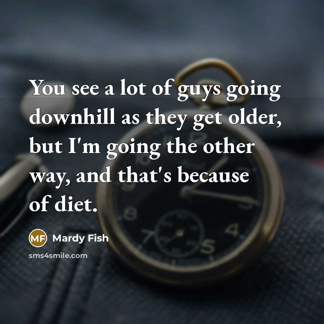“You see a lot of guys going downhill as they…” quote by Mardy Fish