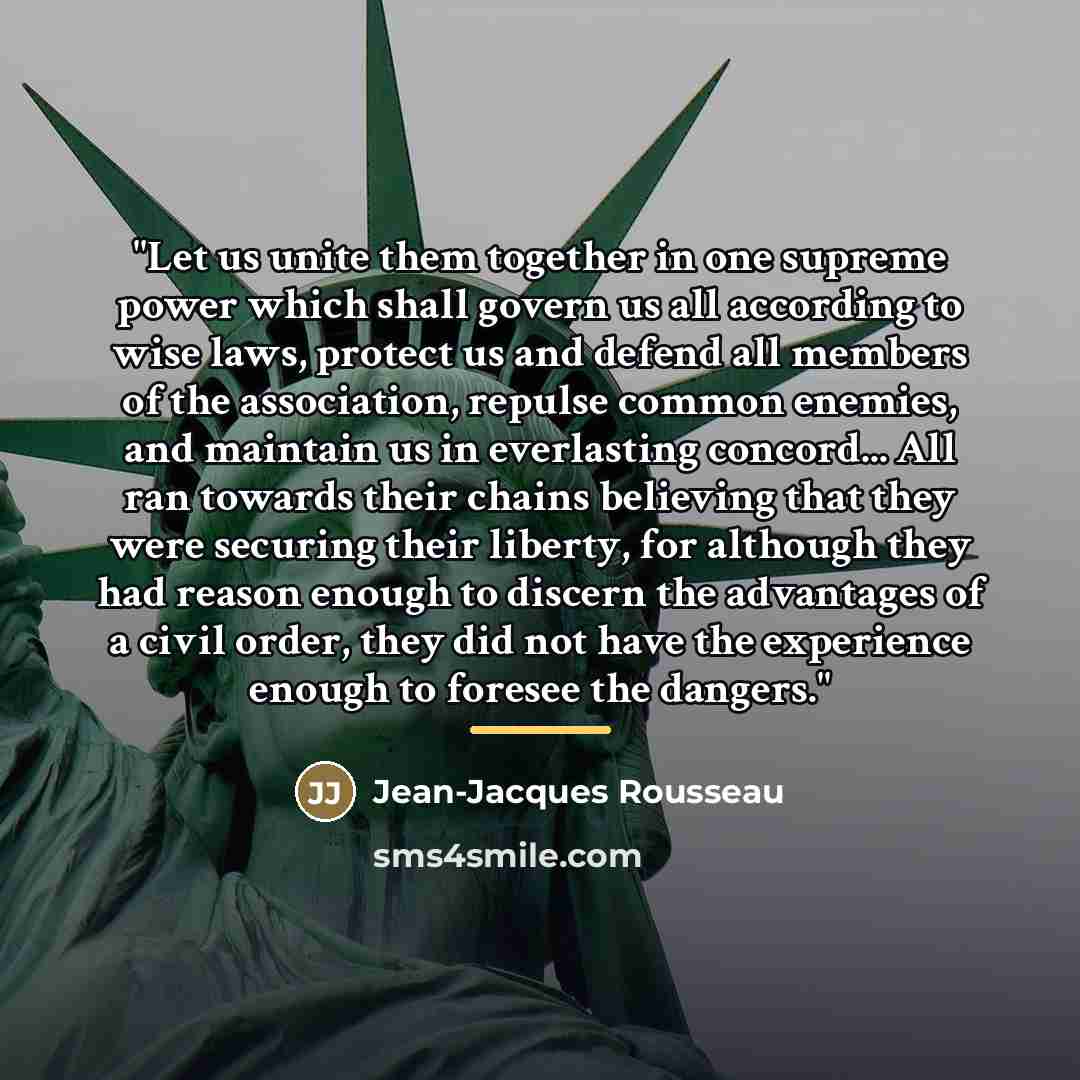 “"Let us unite them together in one supreme power which…” quote by Jean-Jacques Rousseau