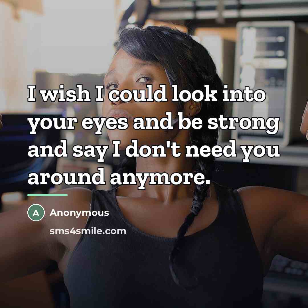 “I wish I could look into your eyes and be…” quote by Anonymous