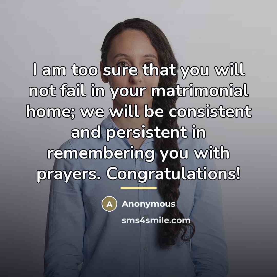 “I am too sure that you will not fail in…” quote by Anonymous