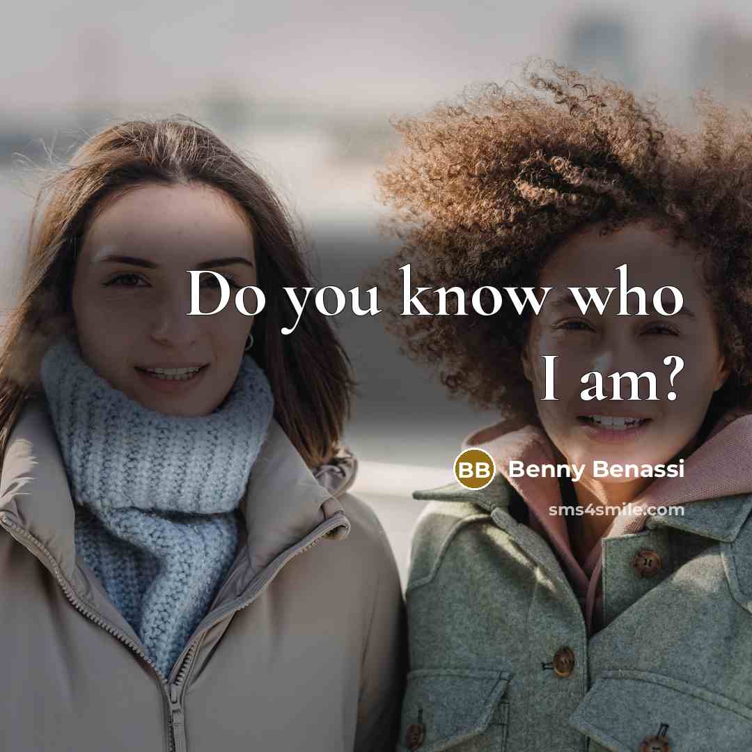 “Do you know who I am?” quote by Benny Benassi