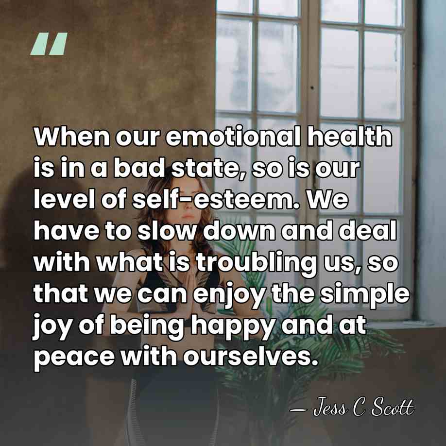 When our emotional health is in a bad state, so is our&hellip; - Jess C Scott