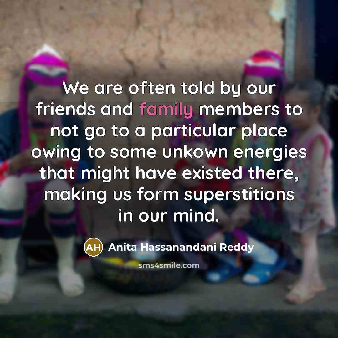 “We are often told by our friends and family members…” quote by Anita Hassanandani Reddy