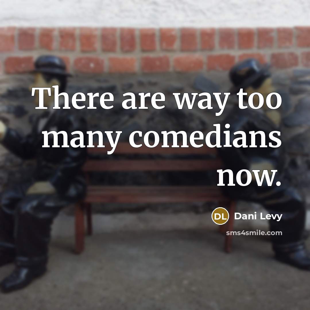 “There are way too many comedians now.…” quote by Dani Levy