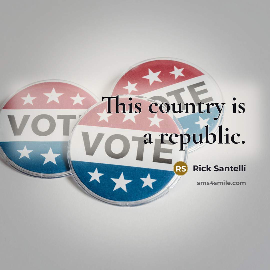 “This country is a republic.…” quote by Rick Santelli