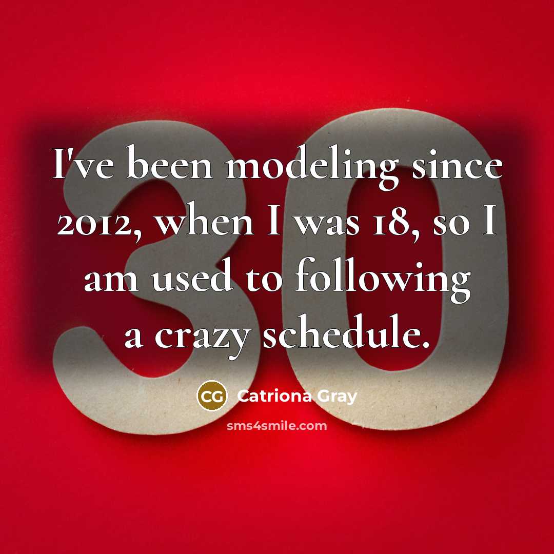 “I've been modeling since 2012, when I was 18, so…” quote by Catriona Gray