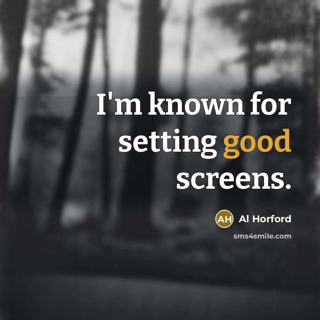 “I'm known for setting good screens.…” quote by Al Horford