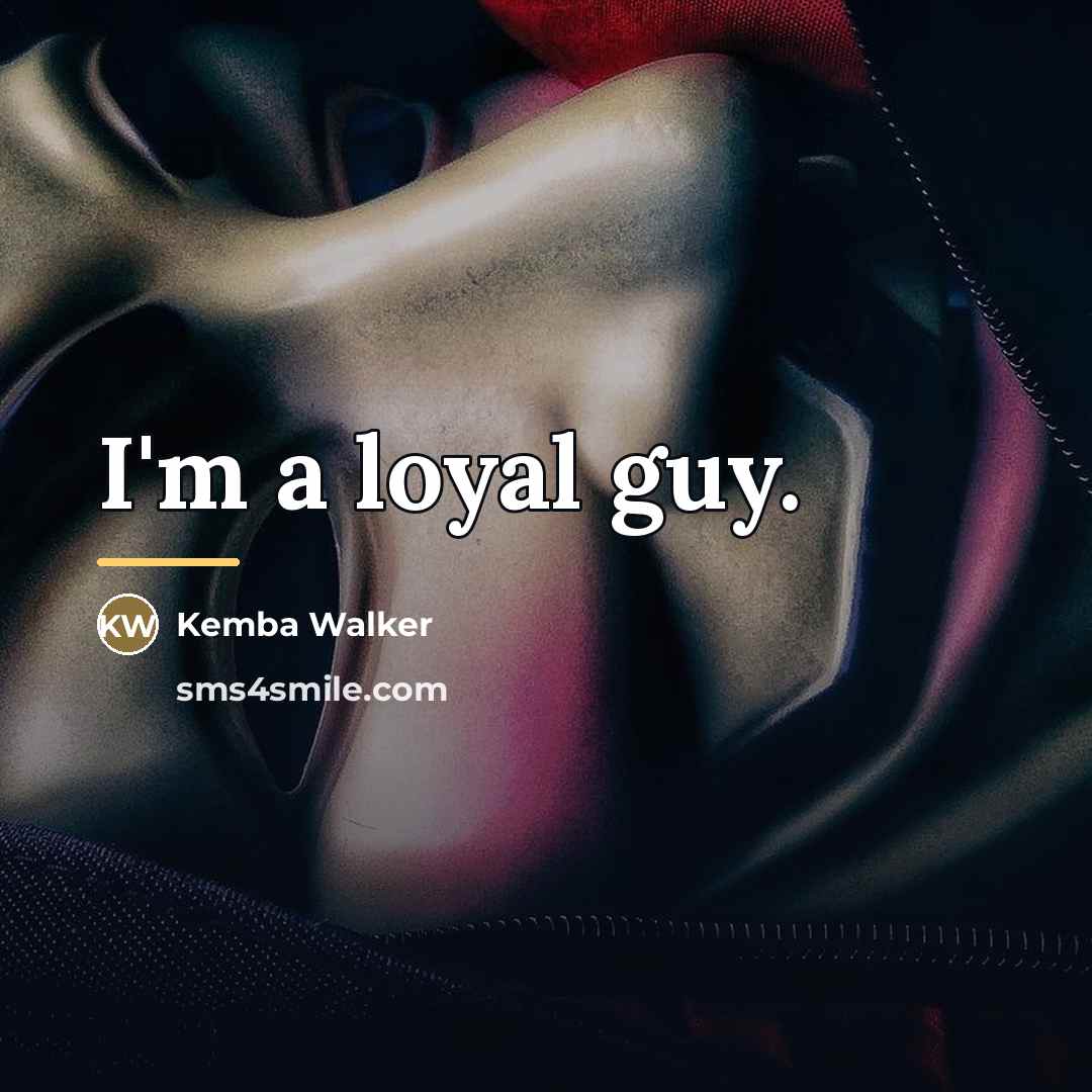 “I'm a loyal guy.…” quote by Kemba Walker
