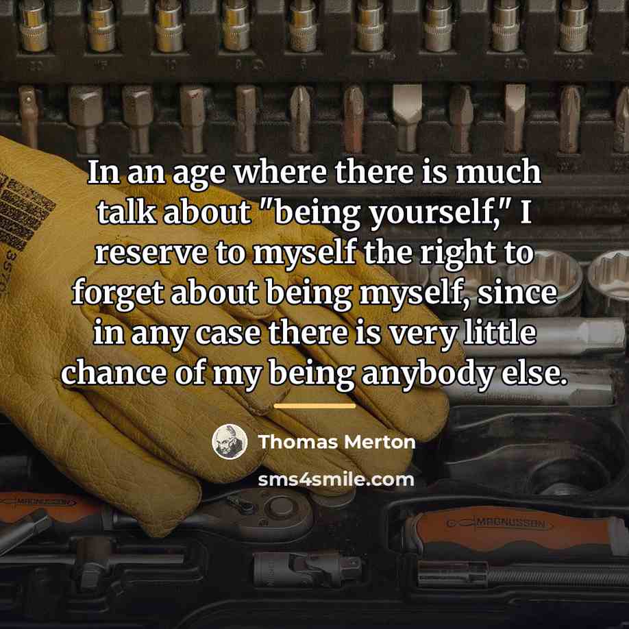 “In an age where there is much talk about "being…” quote by Thomas Merton