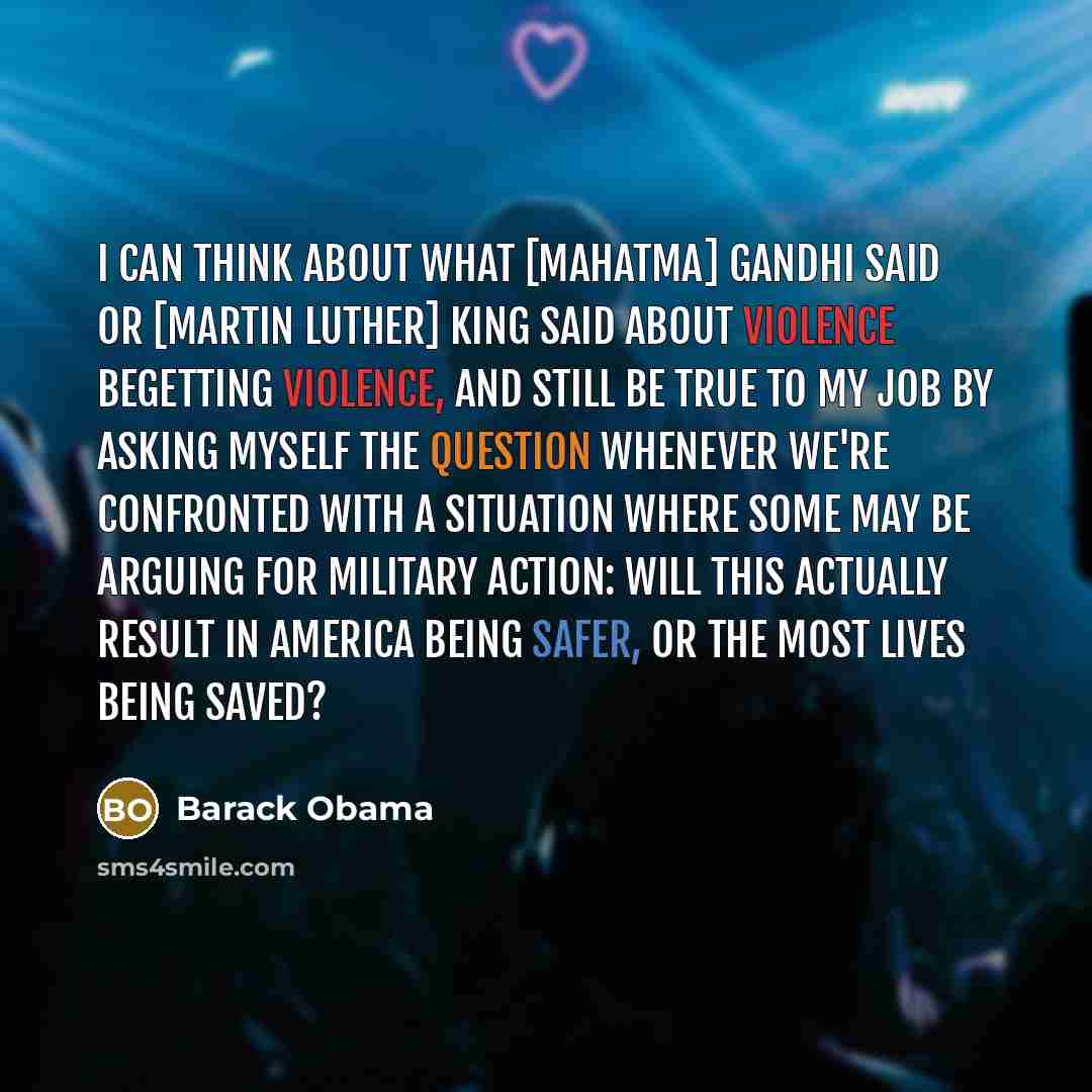 “I can think about what [Mahatma] Gandhi said or [Martin…” quote by Barack Obama