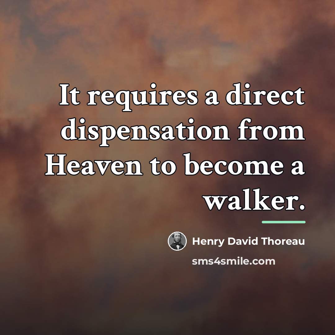 “It requires a direct dispensation from Heaven to become a…” quote by Henry David Thoreau