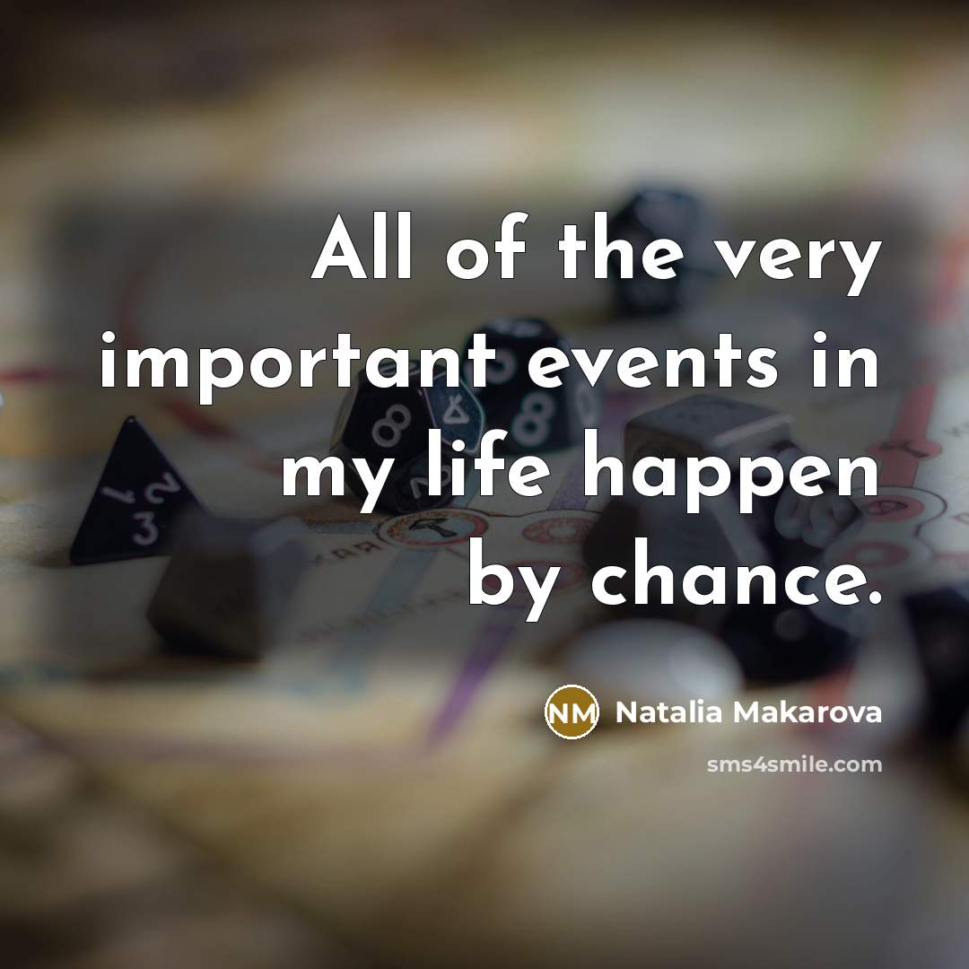 “All of the very important events in my life happen…” quote by Natalia Makarova