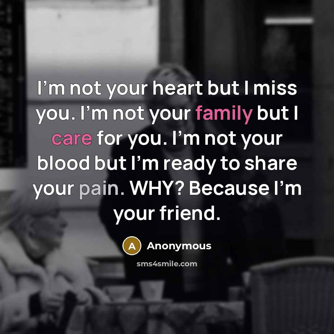 “I'm not your heart but I miss you. I'm not…” quote by Anonymous