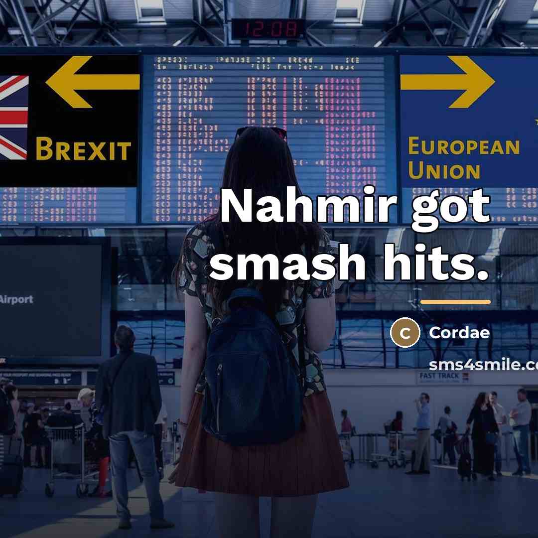 “Nahmir got smash hits.…” quote by Cordae