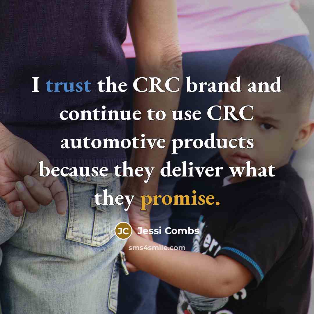 “I trust the CRC brand and continue to use CRC…” quote by Jessi Combs