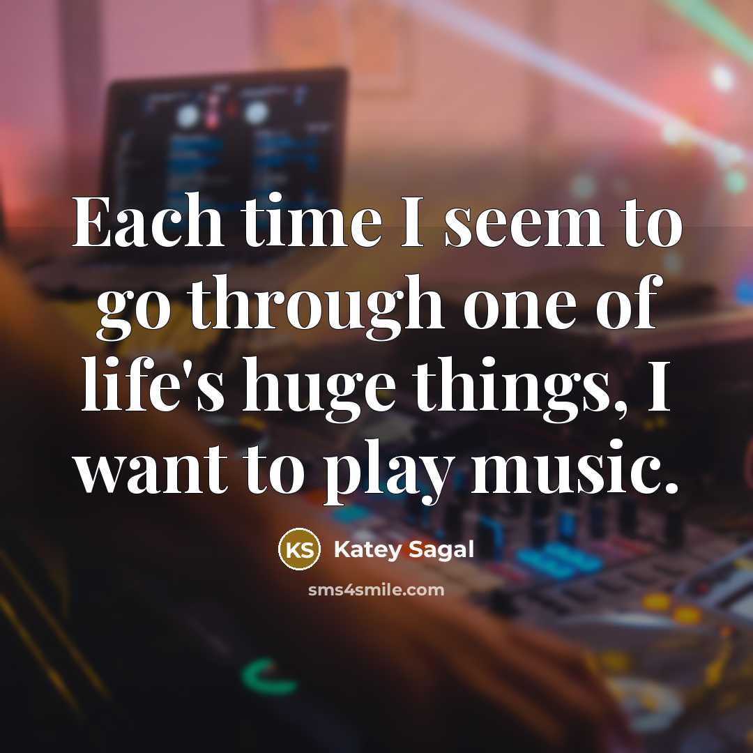 “Each time I seem to go through one of life's…” quote by Katey Sagal