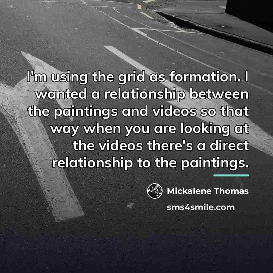 “I'm using the grid as formation. I wanted a relationship…” quote by Mickalene Thomas