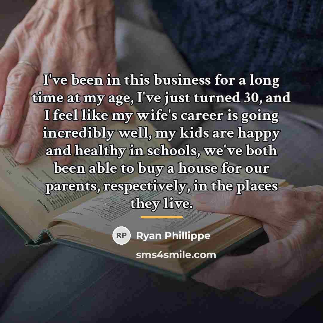 “I've been in this business for a long time at…” quote by Ryan Phillippe