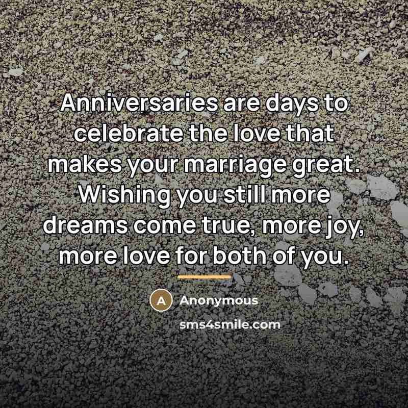 “Anniversaries are days to celebrate the love that makes your…” quote by Anonymous